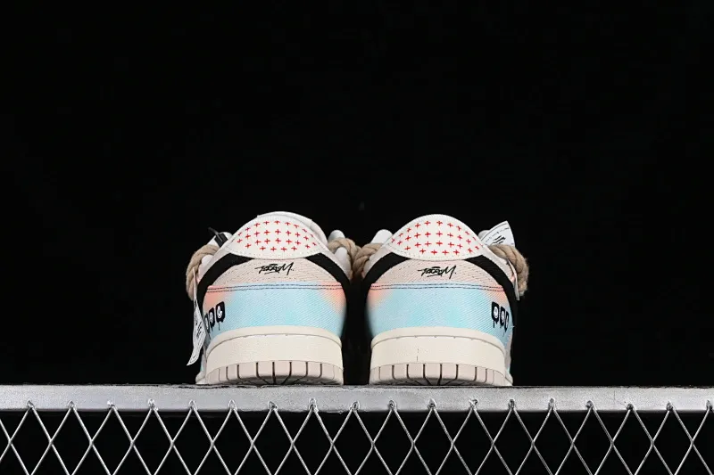 All Categories Nk SB Dunk Series Nk SB Dunk Low Low-top sneakers Nk Dunk Low Castle in the Sky Dopamine gradient Sashiko embroidery Hemp rope SB low-top casual sneakers DV0834-100